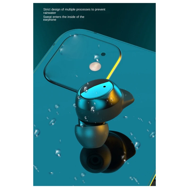 Mini TWS Bluetooth 5.4 Wireless Earbuds With Wireless Charging Case Invisible Mini Bluetooth Earphones