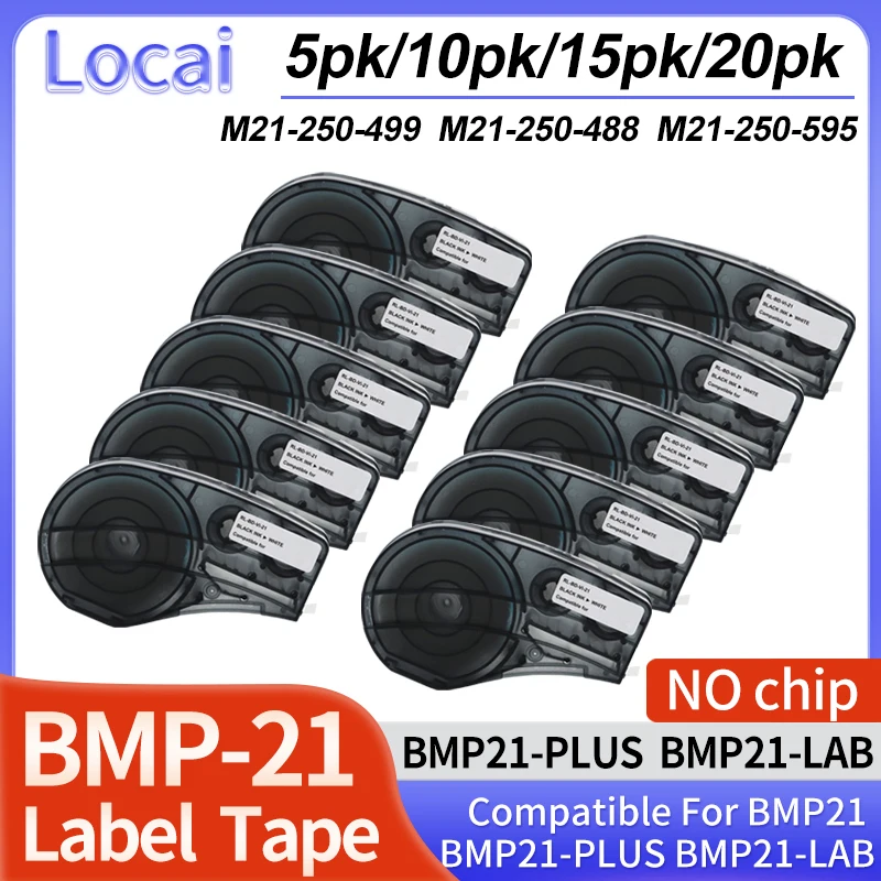 

5 ~ 20PK Φ-595 Φ совместим с BMP21 M21-250-499 BMP21-LAB M21-250-488 tape Printer