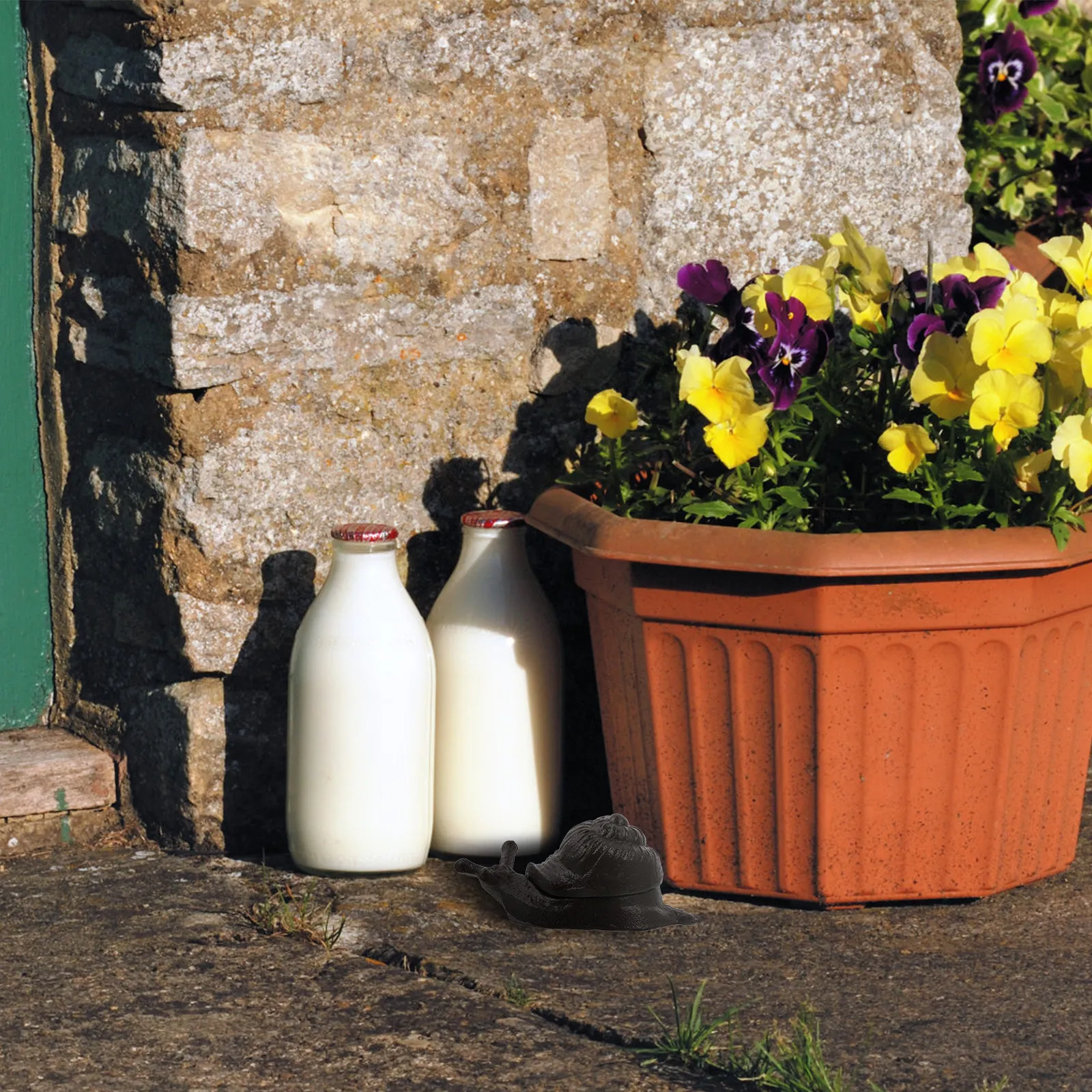 

Чугунный ящик-держатель для ключей в виде камня, водонепроницаемый, для садового декора на открытом воздухе