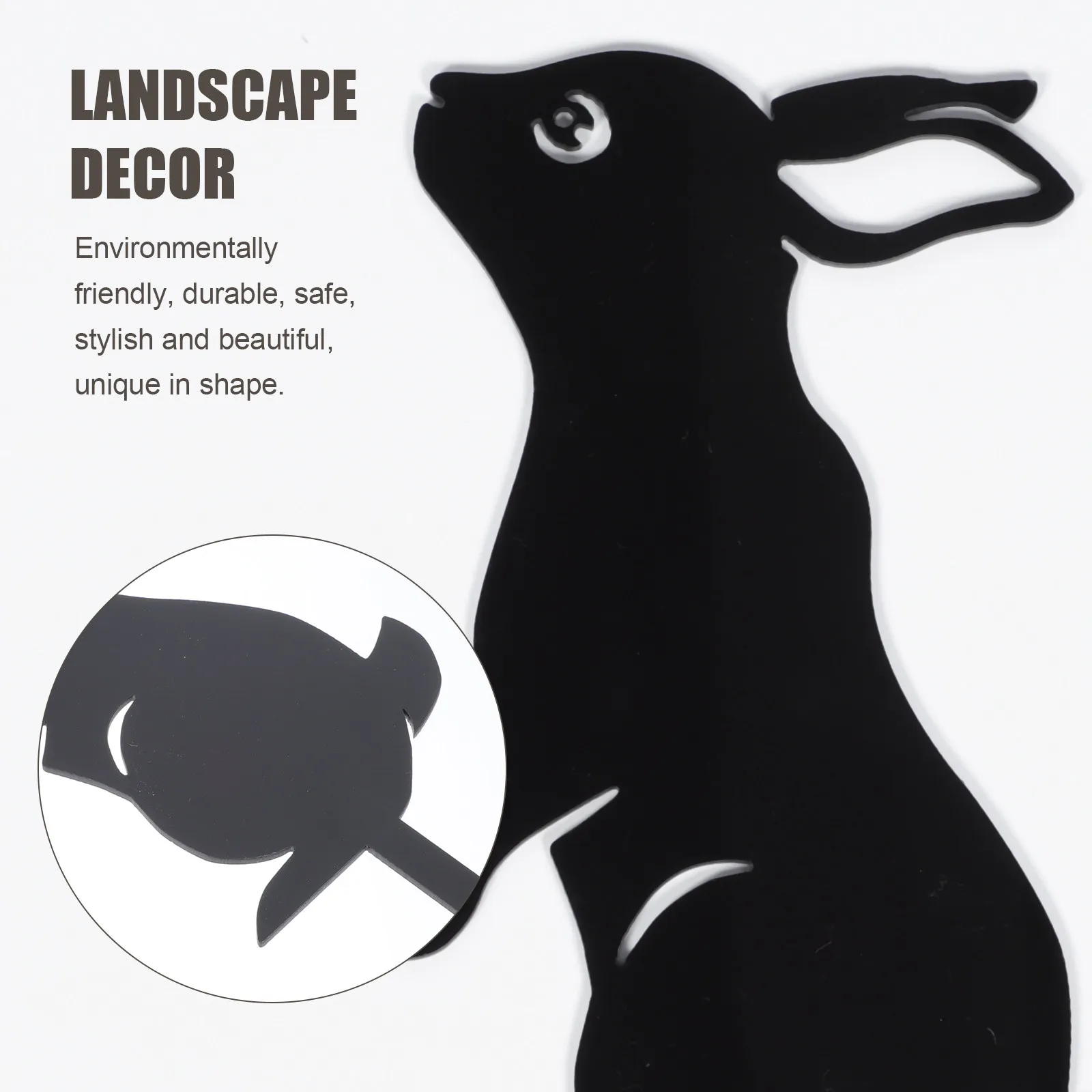 5 Pcs Garden Iron Plate Decor Squirrel Ornaments for Handmade Simulation Landscape Decoration