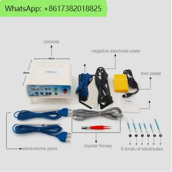 Mini Monopolar and Bipolar Electrocautery Plastic Surgery Electrocautery Machine ESU Electrosurgical Generator Diathermy Machine