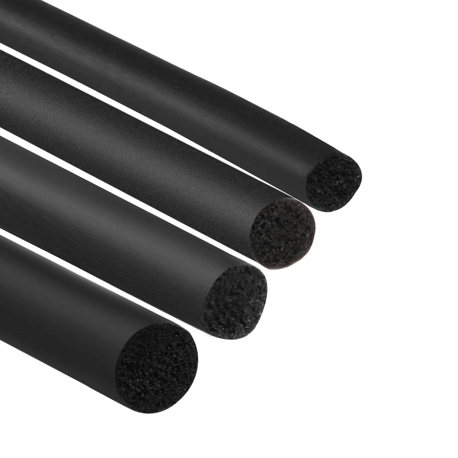 JoendocBlack-Corde en mousse EPDM, Joint de fissure de calfeutrage, Joint de remplissage, Rouleau d'étanchéité, Bande anti-intempéries pour la construction de la maison, Lacets, Le plus récent