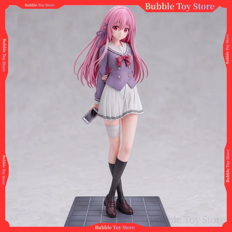 Figurine de Kisara, fille en uniforme scolaire, anime, avec smartphone et bandage, 26 cm, statue en PVC, modèle de collection, jouet, cadeau.