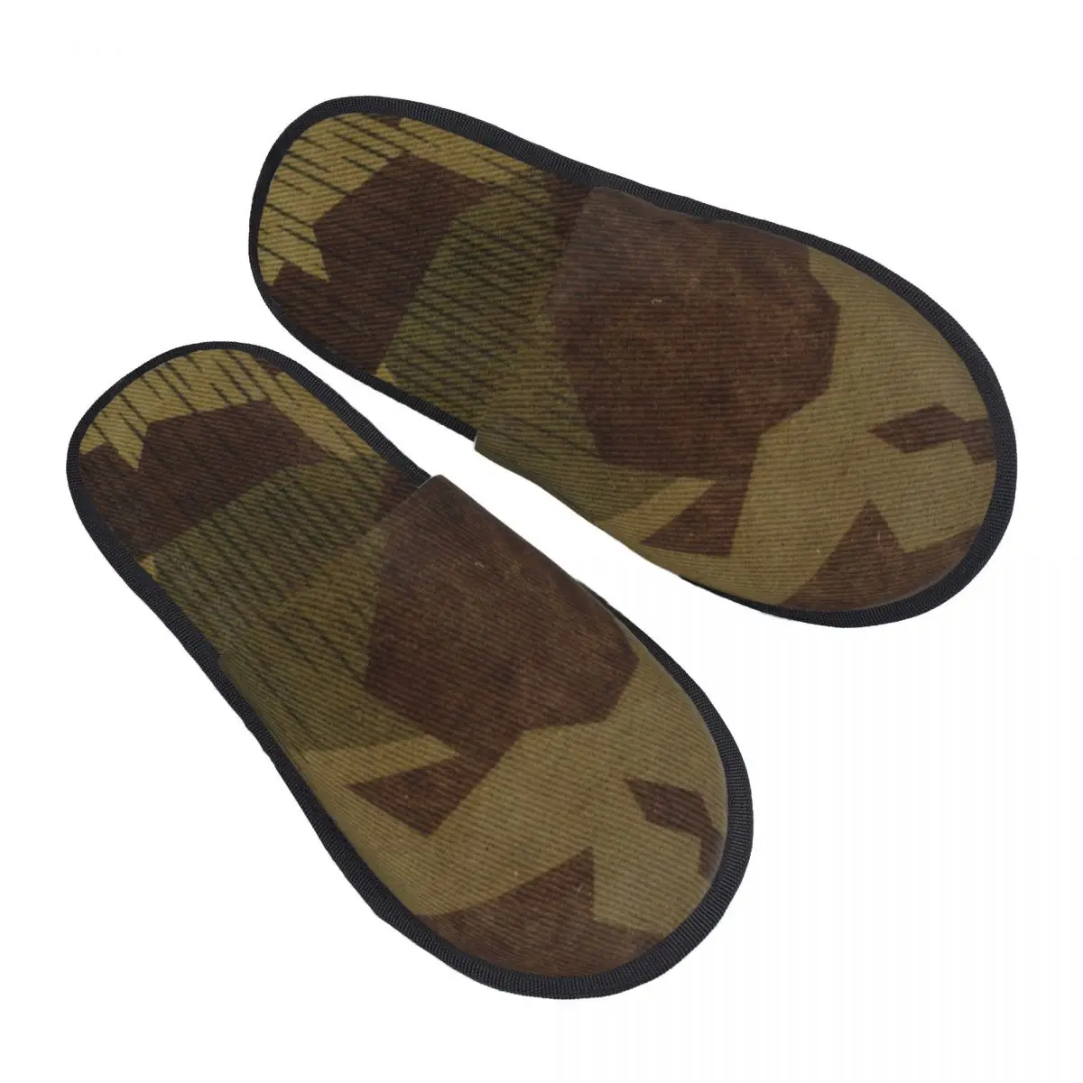 Zapatillas de Camo con estampado personalizado para mujer, pantuflas de Casa de camuflaje del ejército militar alemán, WW2