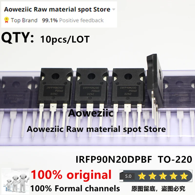 Aoweziic 2020+ 100% nowy importowany oryginalny IRFP90N20DPBF IRFP90N20D IRFP90N20 FP90N20D TO247 efekt polowy trójbiegunowy 200V 94A