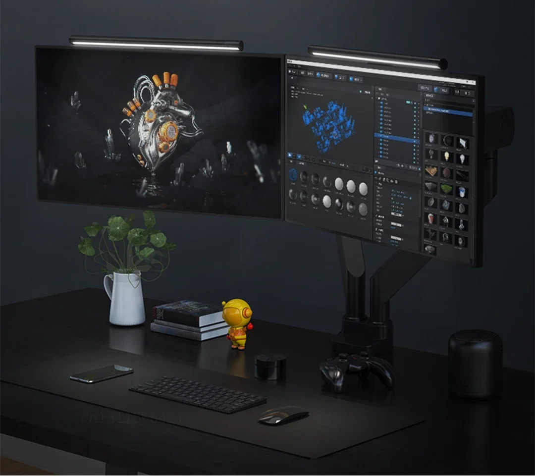 Youpin LYMAX Schreibtischlampe Bildschirmleuchte Hängelampe Augenschutz PC Computer Monitor Lichtleiste Kabellose Fernbedienung – Detail 4