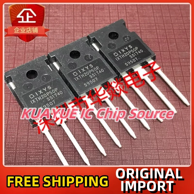 

10PCS-30PCS/ IXTH20P50P TO-247 500V 20A Fast Shipping Quality Guarantee