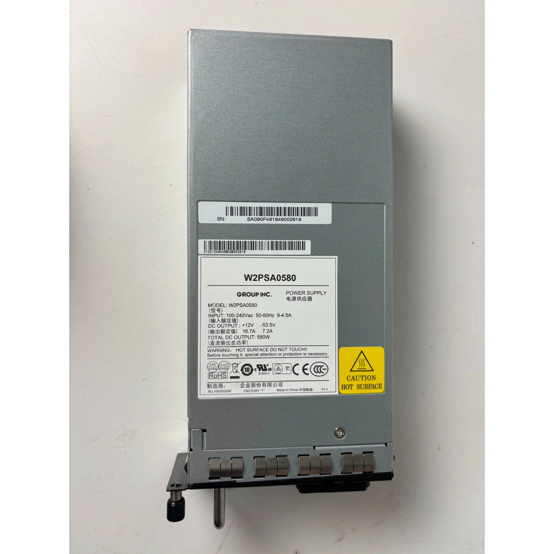 

W2PSA0580 Модули питания переключателей серии S6700 S5700