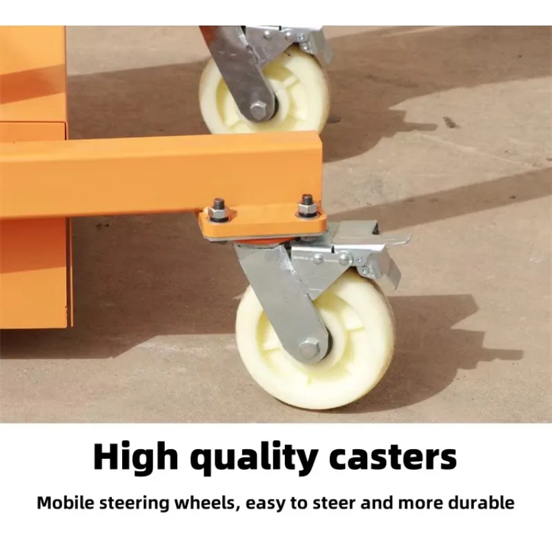 رافعة شوكية مفصلية محمولة بسعة تحميل 500 كجم مكدس هيدروليكي كهربائي صغير لرفع المقص في ورشة عمل المستودعات