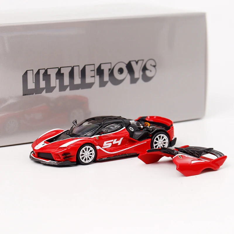 Diecast Original 1:64 Scale FXX-K EVO Simulation Alloy Car Model Static Display Collectible Toy Gift Souvenir Decoration