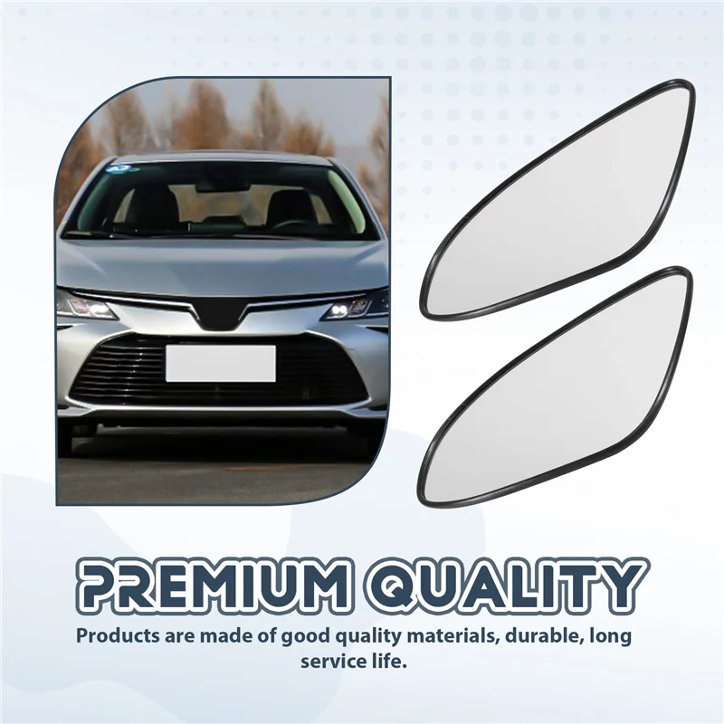 

AASS-87961-02T90 Car Rearview Mirror Lens Heated Lens For Toyota Corolla 2014 87931-02T90