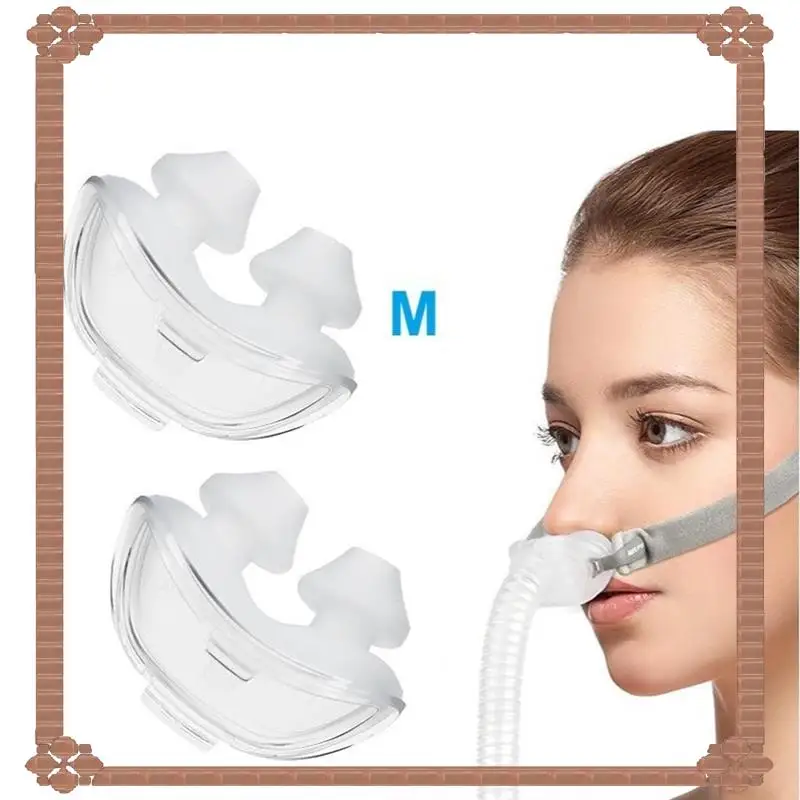

24-Hour Delivery 2 Packs Nasal Pillows For Resmed Airfit P10 For Airfit P10 Soft Silicone Cushions Medium CPAP Supplies