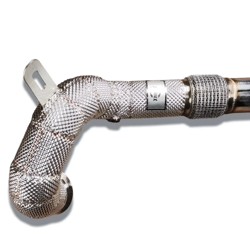 メーカー供給の車改造用ステンレス製排気管、フォルクスワーゲンスーテンモデル、カット不要改造に最適