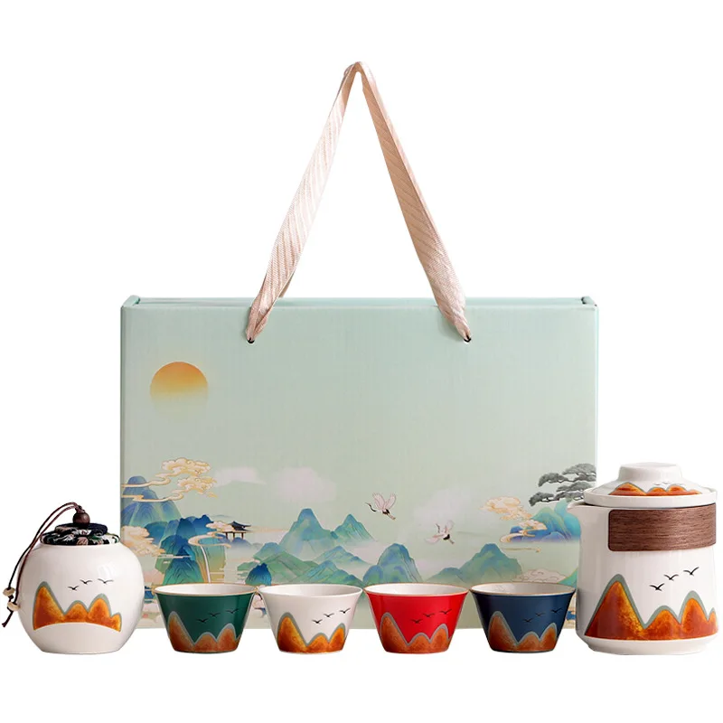 

Tea set gift travel tea set gift box