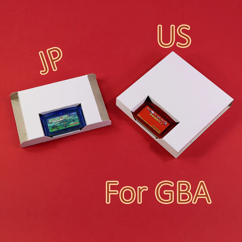 1pc For GBA Game Cartridge US JP Version Carton Replacement Inner Inlay Replacement Cardboard Insert Game Box Tray