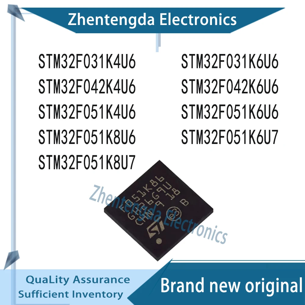 STM32F031K4U6 STM32F031K6U6 STM32F042K4U6 STM32F042K6U6 STM32F051K4U6 STM32F051K6U6 STM32F051K8U6 STM32F051K6U7 STM32F051K8U7