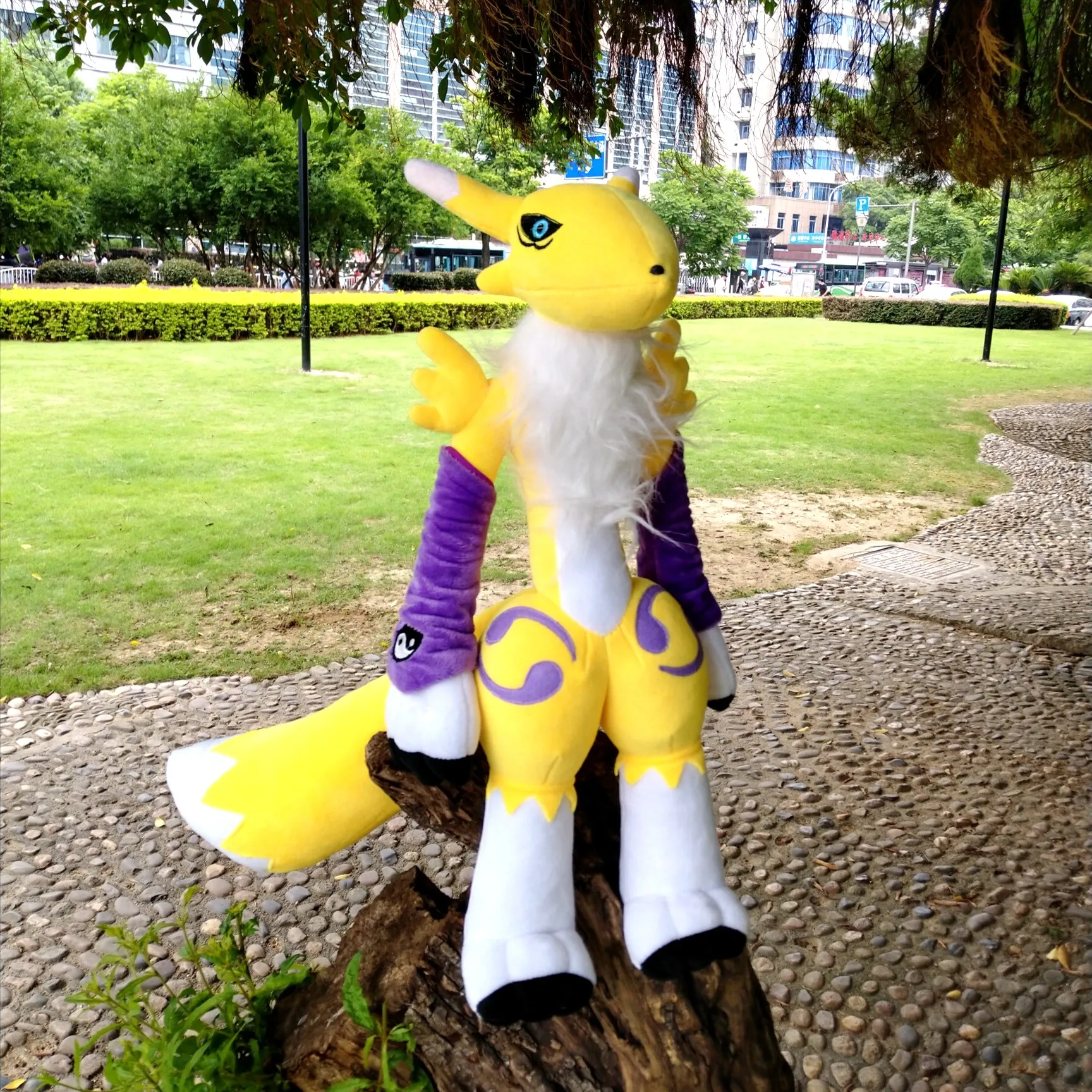 

50 см Юкомон ‌ Плюшевые игрушки: мультяшные аниме-персонажи, мягкие куклы-украшения, плюшевые животные для декора детской комнаты, игрушки-подарки