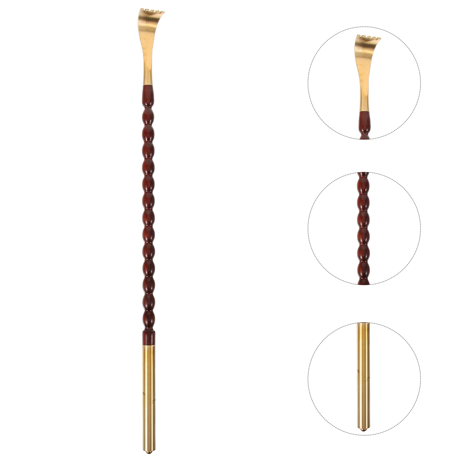 

Retractable Scratching Elder Tool Back Scratcher for Itching Brass Telescoping Ergonomic Design