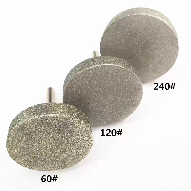 Jade Alloy Polishing Head, 6-Pole E-shaped Grinding Head for Coarse Fine Sand Hammering Surface, Polishing Tool