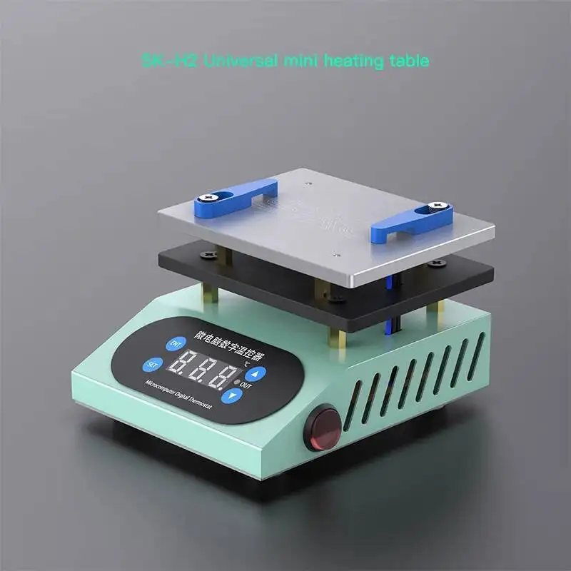 SK-H2 Preheating Station with Digital Temperature Control 260°C Max PCB Soldering & Component Repair for Electronics Maintenance