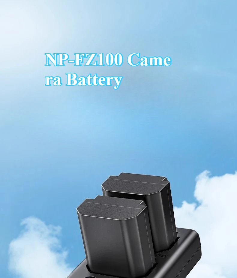 

2520mAH NP-FZ100 Camera Battery Suitable for A7M4 A7c2 A7m3 A6700 Fx30 A7R3A7R4 A7R5 A7r5 Battery and Charger