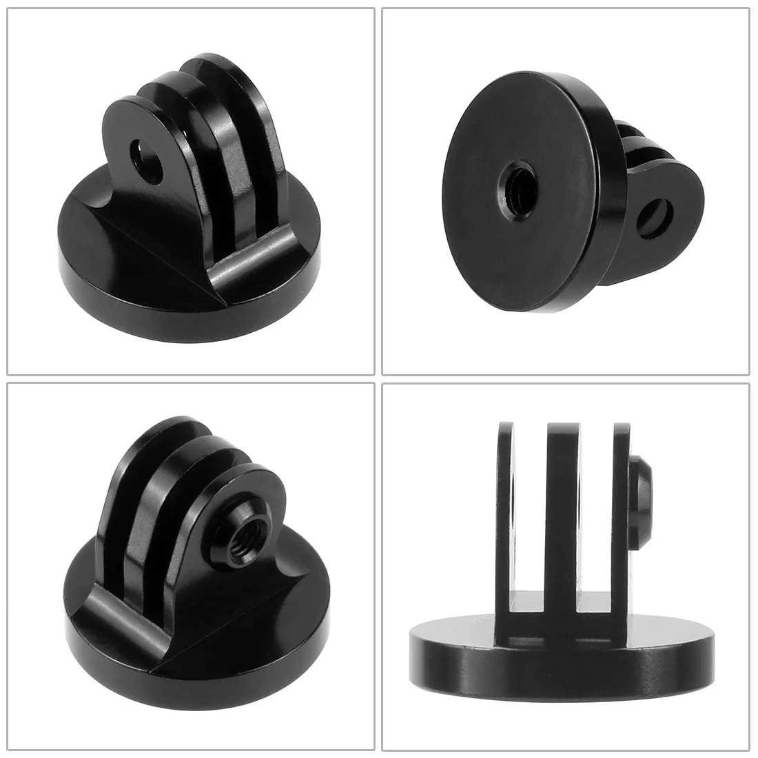 Alumium Tripod Mount Adapter Threaded Action Camera for GoPro 13 12 11 10 9 8 Insta360 X3 X4 DJI Osmo Action 5 Pro 4 Accessories