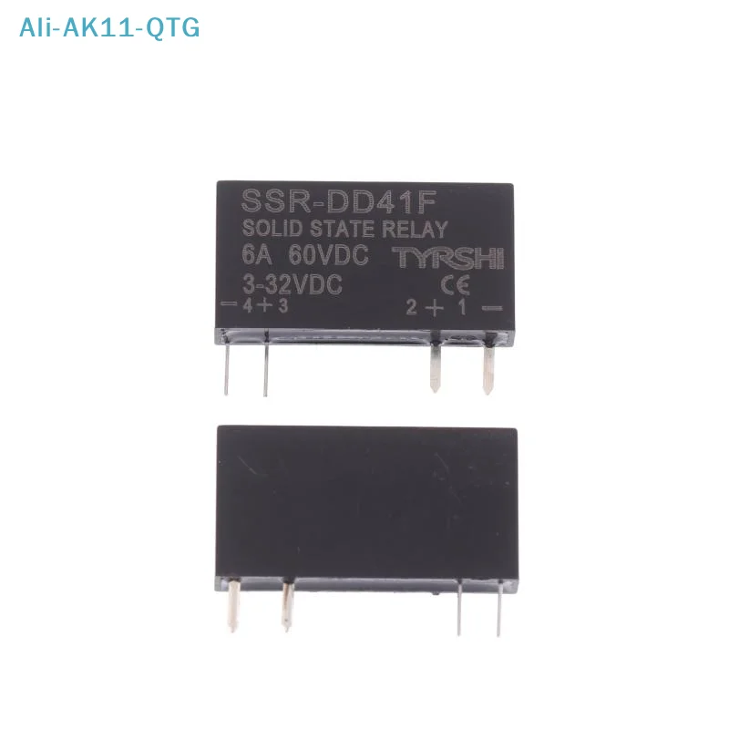 

(SLGD-QTG) 1PC SSR-41FDD/41FDA Solid State Relays DC To DC Slim Relay Module 3-32VDC 6A Mini Relay Non-contact DIN Rail Relay