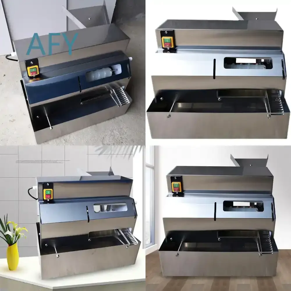 Electric Quail Egg Huller 40kg/h for Quail Egg Peeling Machine Stainless Steel Boiled Egg Shell Remover for Food Processing