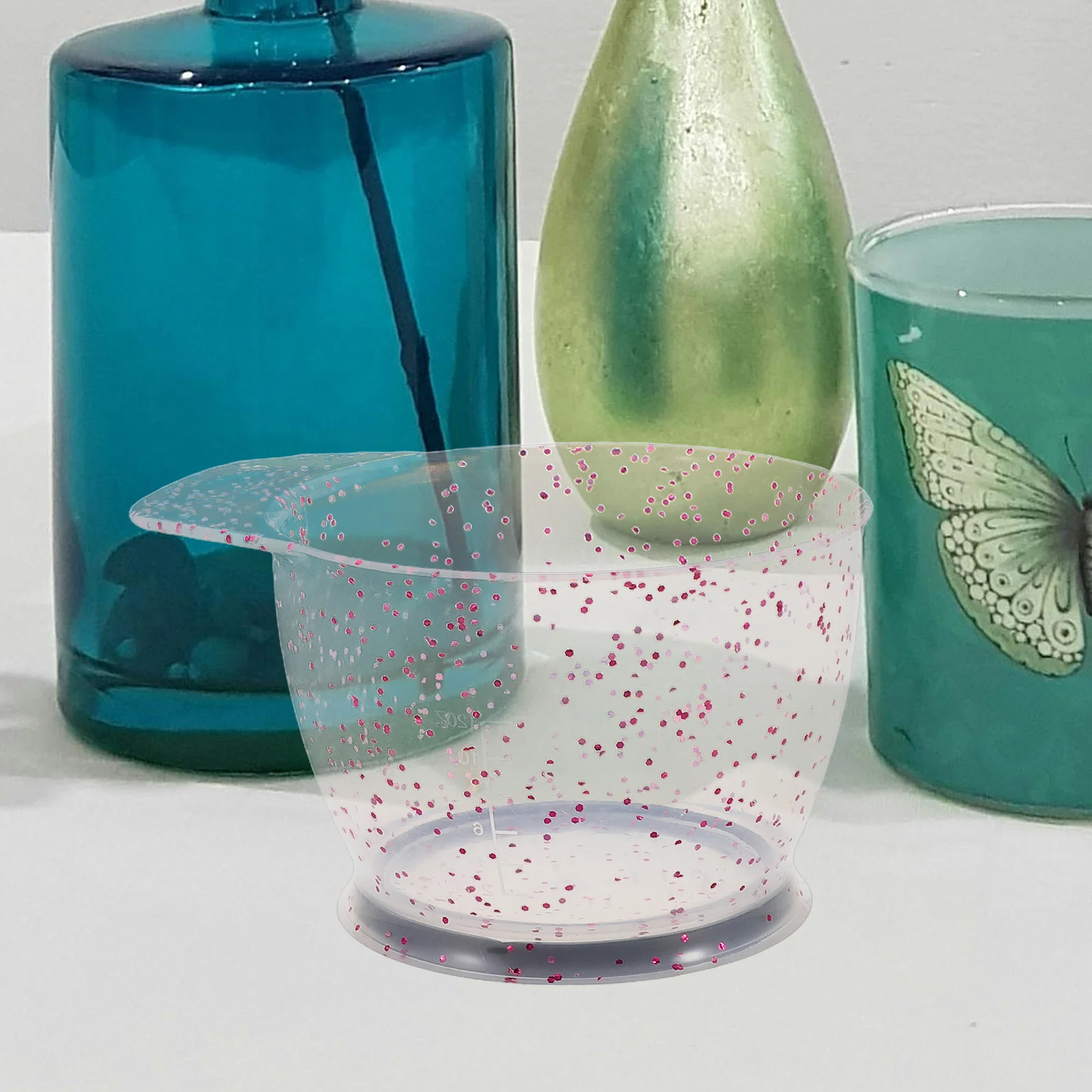 وعاء صبغ الشعر الاحترافي للصالونات، سعة كبيرة من البلاستيك، سهل التنظيف، تصميم أنيق، مريح، خلط الألوان، أوعية صبغ مريحة