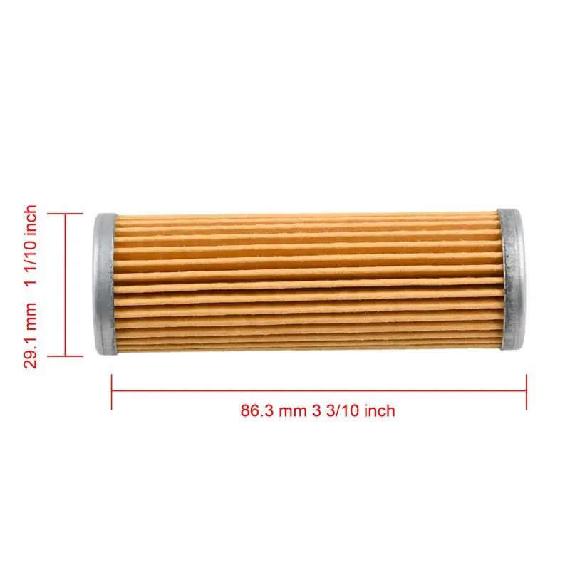 Fuel Filter 550489 120-670 15231-43560 1T021-43560 14301-12470 Compatible With Kubota Tractor G5200 G6200 B20 B1500 B1750-B7100