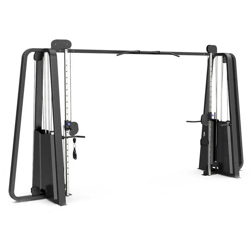 

Smith Machine Integrated Multi-Functional Station Rack - Cable Crossover Trainer for Home & Gym Use, Versatile for Chest