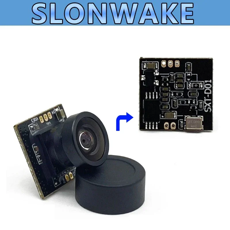 SLONWAKE 5.8g FPV Camera CMOS 800TVL Mini FPV Camera Power 5V PAL 150 degre viedo camera adjustable For RC FPV Racing Drone