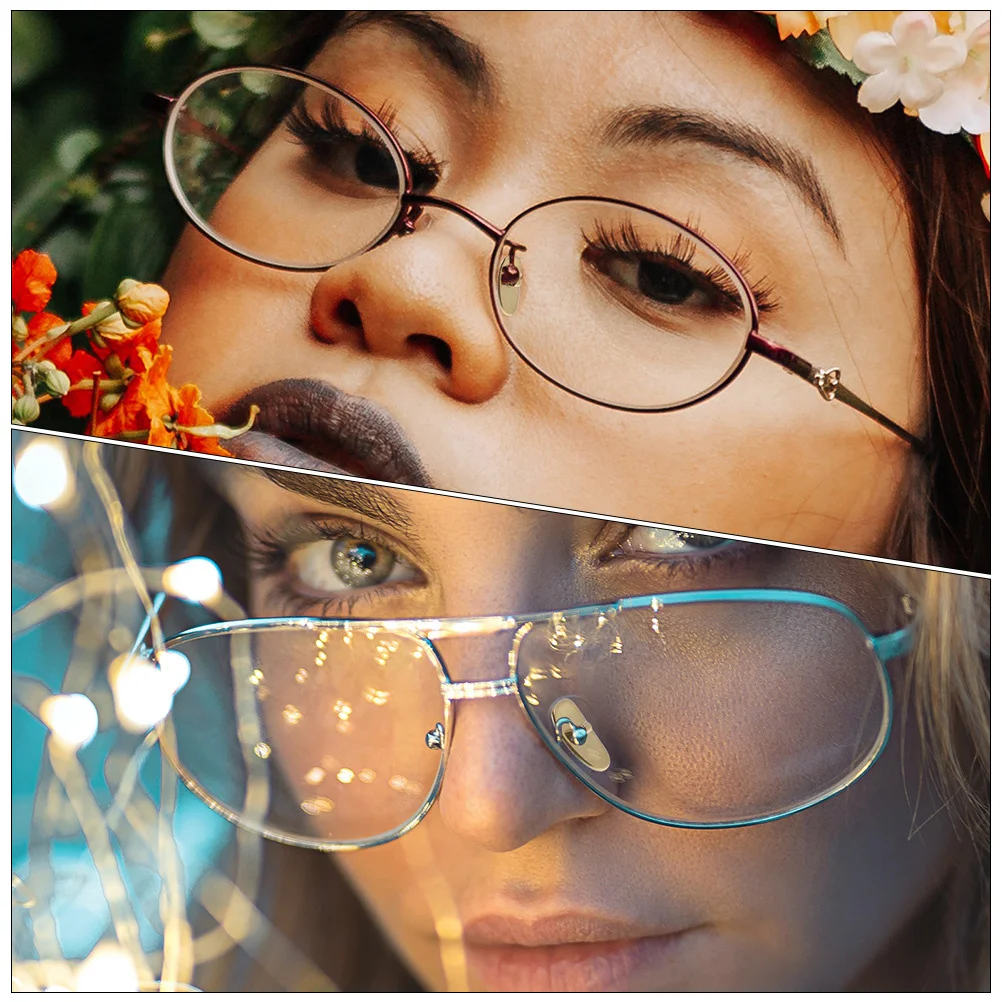 10 قطعة منصات أنف للنظارة المضادة للانزلاق النظارات السيراميك استبدال أجزاء للنظارات مريحة دائم العالمي صالح نظارات مخدات أنف للنظارة #1