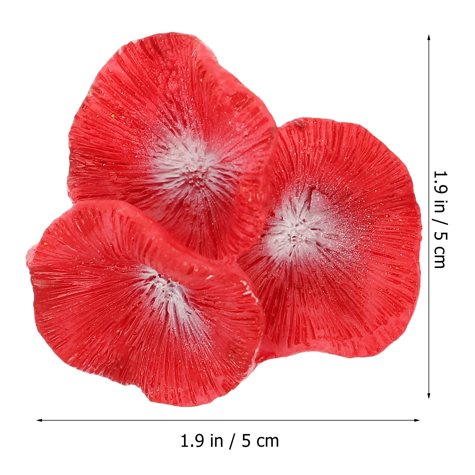 

2Pcs Aquarium Decoration Simulated Coral Ornament Fish Shrimp Shelter Hideout Resin Craft Floating Aquarium Plants