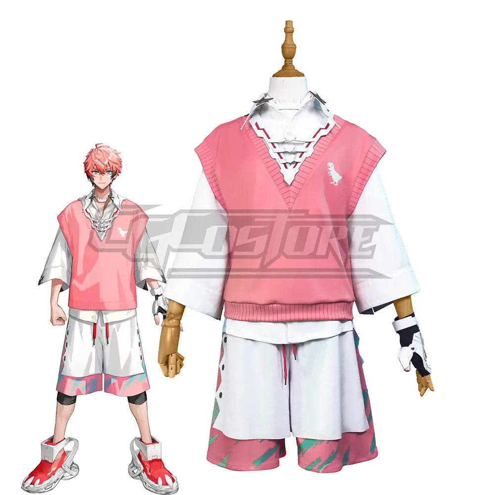 

Virtual Liver VTuber Akagi Wen Cosplay Costume Anime Game Uniform Dresses Halloween Christmas Free shipping CGCY1878