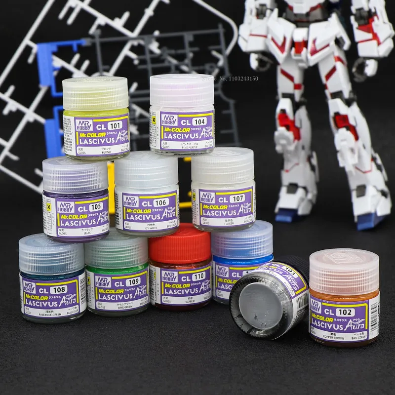 10ML Model Coloring Paint Handmade DIY Make Art Cartoon Character Miniature Statue Model Hair Color Painting Watercolor Paints