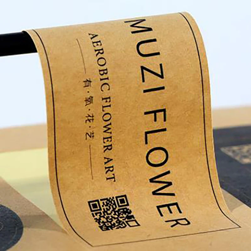 100Sheets A4 Die-cut Sticker Blank Self-adhesive Print Paper For Laser Inkjet Printer Handwriting A4 Kraft Paper Printer Label