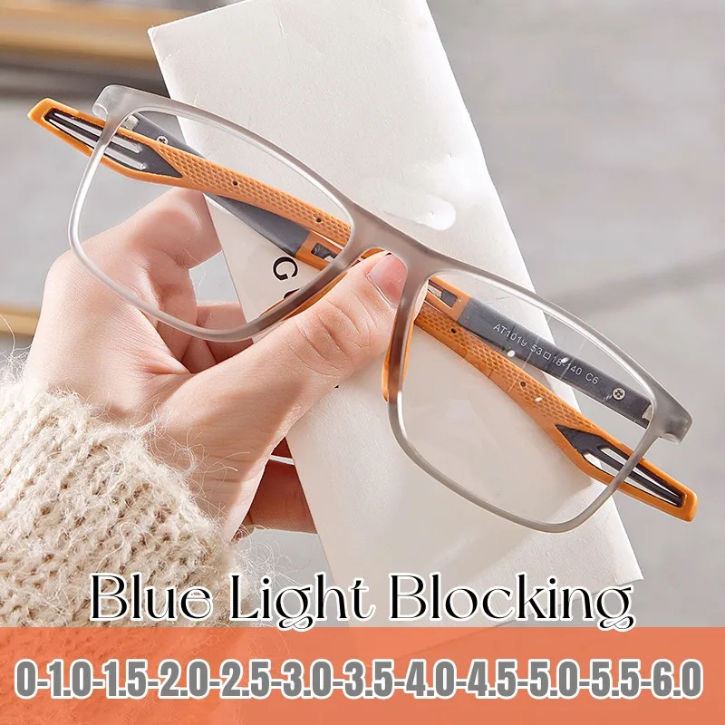 

Fashion Flexible Myopia Glasses Women Men Luxury Anti-blue Ray Eyeglasses Unisex Vintage Retro Prescription Eyewear for Sports