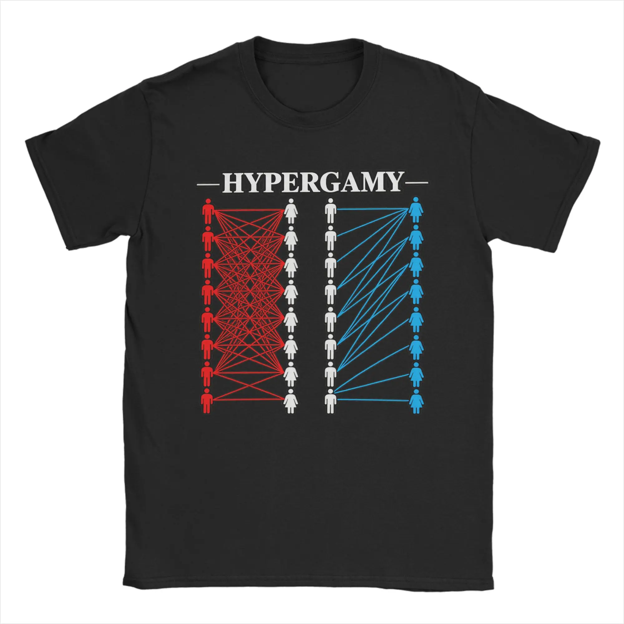Hypergamy Funny Meme Dating Strategy Sarcastic Relationship T-Shirt for Men Pure Cotton Tees Short Sleeve T Shirt Clothes