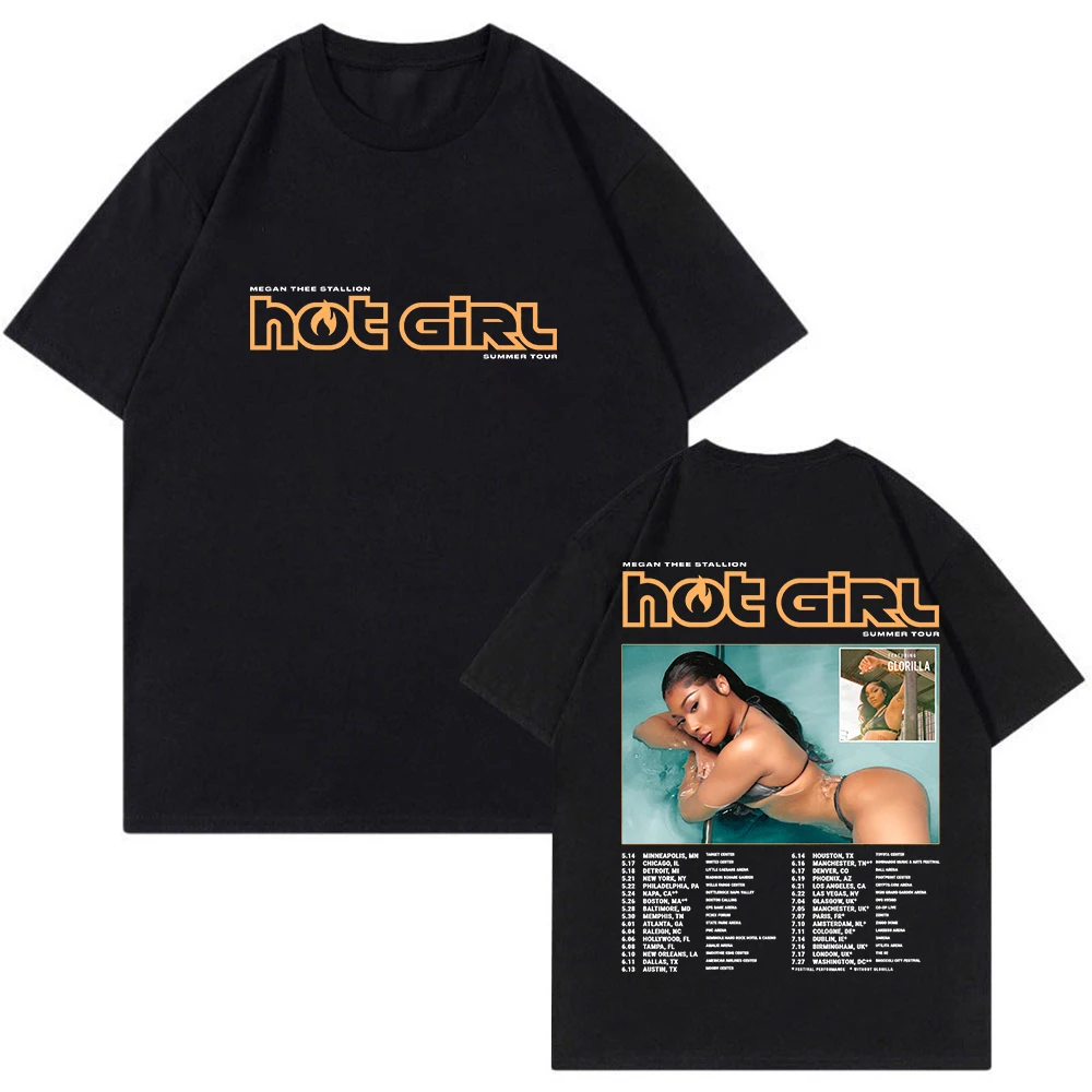 Футболка женская с коротким рукавом и круглым вырезом, в стиле хип-хоп