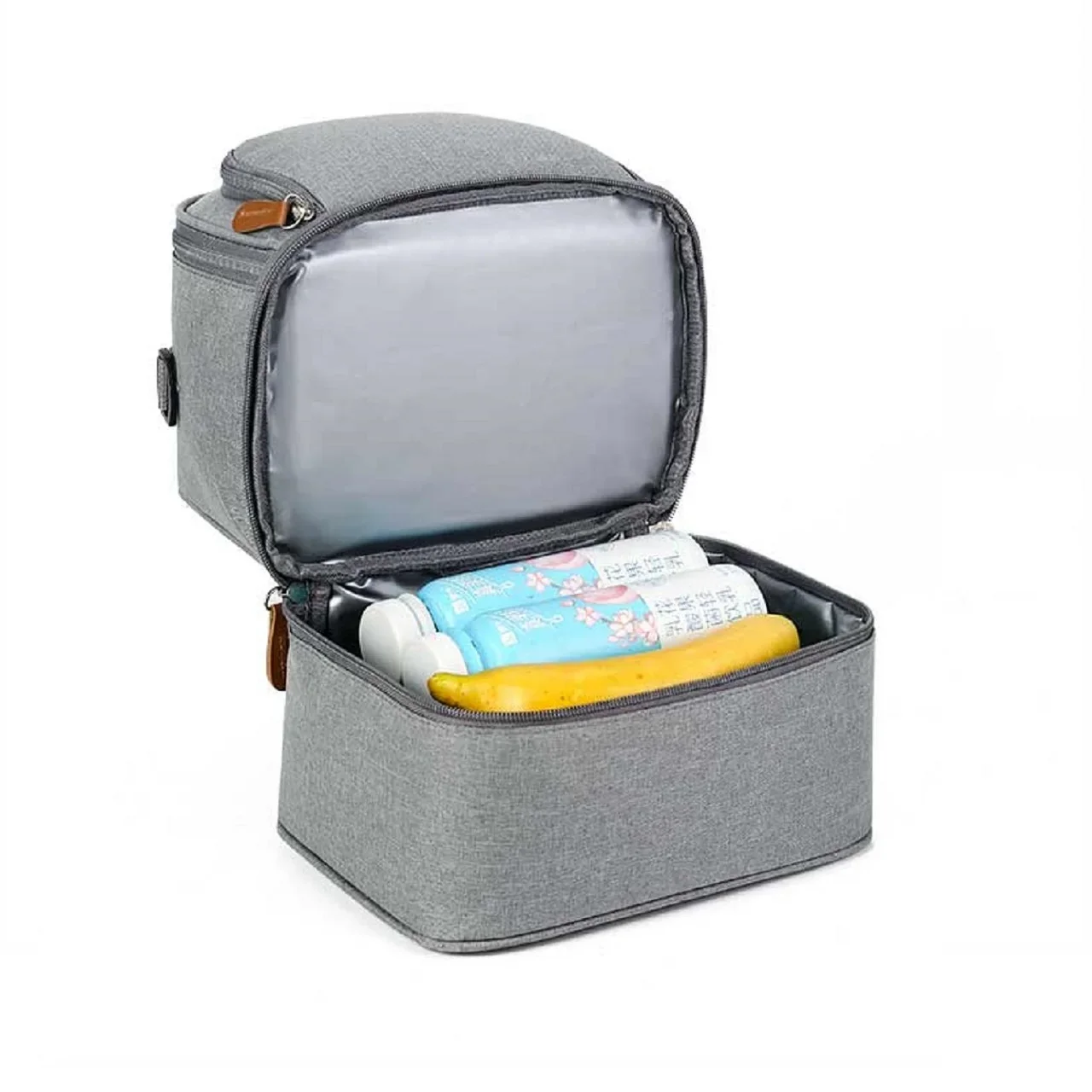 

Large capacity food insulated lunch bag, handbag with long-term insulation and refrigeration