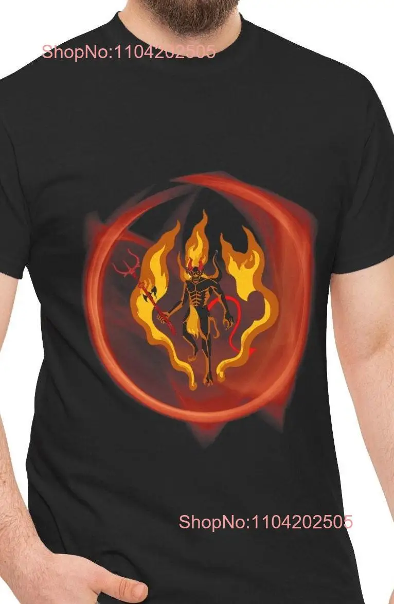 demon of fire DTG T shirt with Unique Design Original attractive printing technique for buyers looking gifts