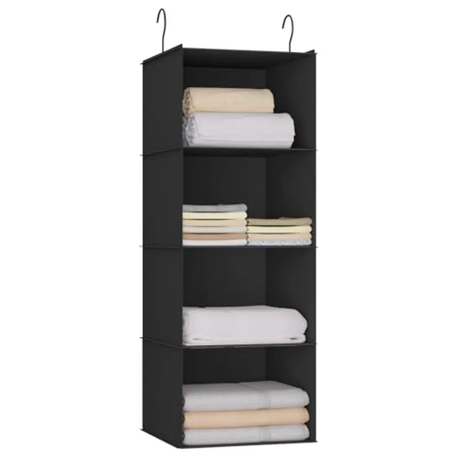 

Подвесной органайзер для шкафа, легко устанавливаемый, складной, для хранения одежды, сумок, обуви и аксессуаров