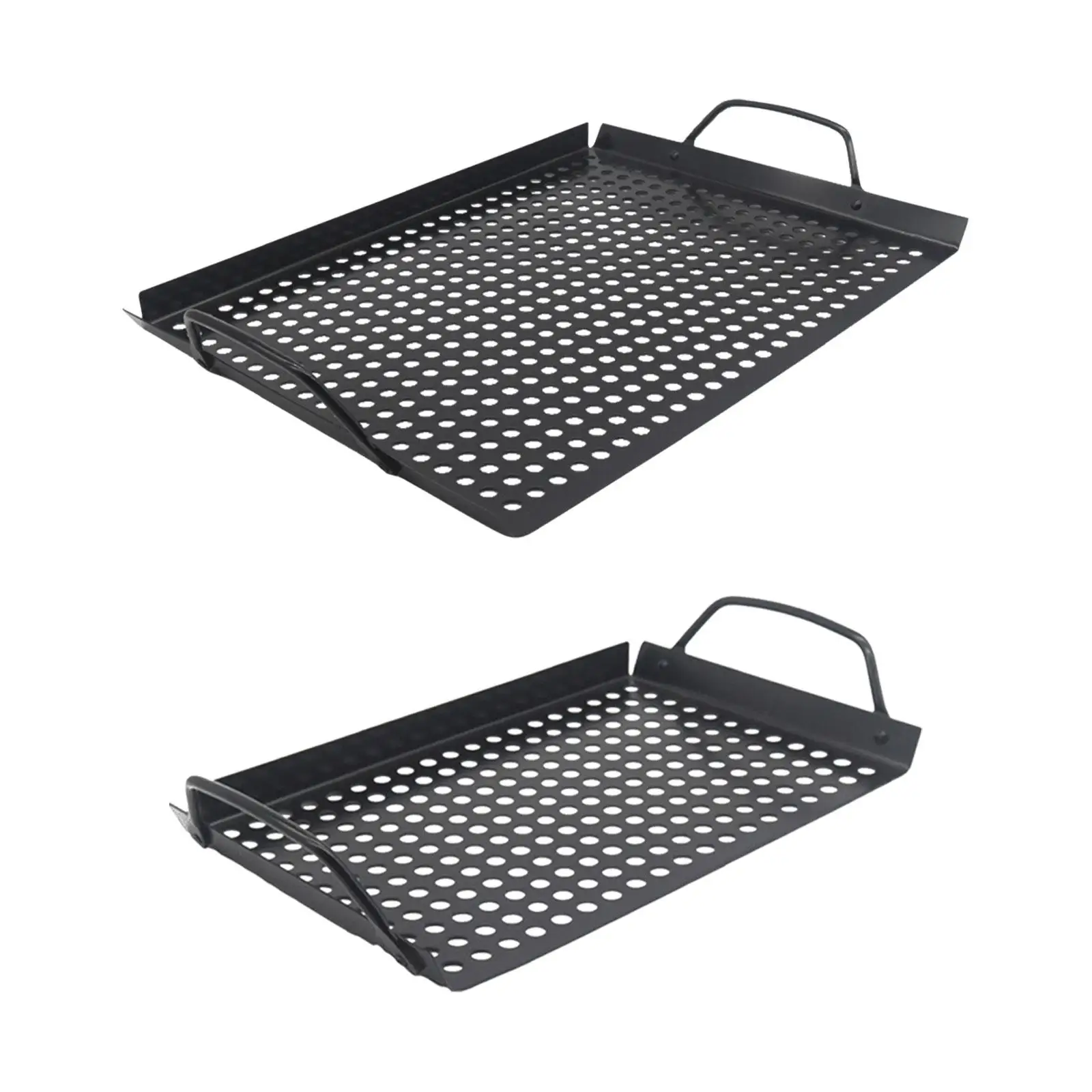 

Barbecue Grilling Plate with Holes Nonstick Coating Cookware Grilling Skillet for Cooking Grilling Hiking Restaurant Outdoor