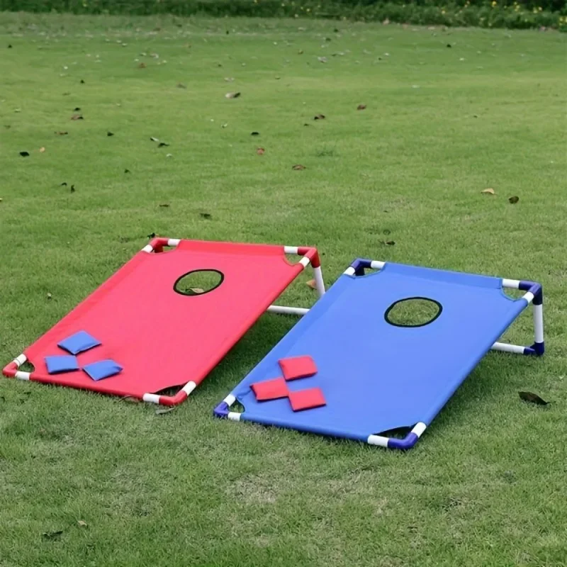 Foldable Sandbag Throwing Game Target Panels Fabric Pouches Included Outdoor Yard Gathering Indoor Group Activity Accessory - view 2