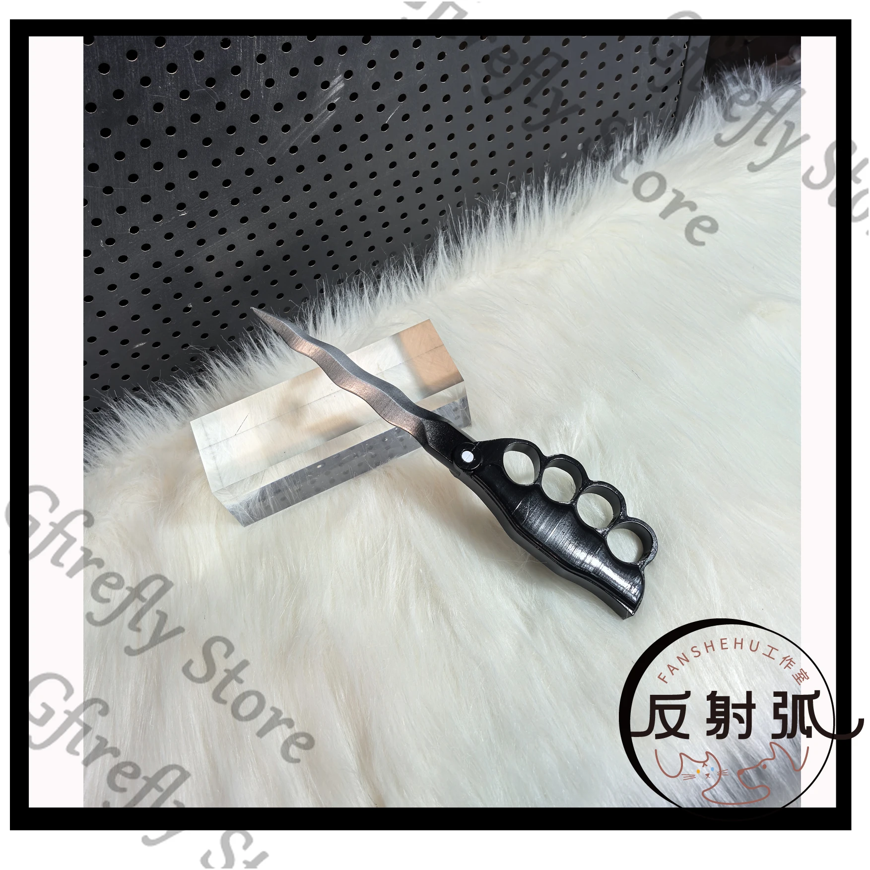 

Arknights Dormitory Anime Cosplay Knife Figurine Costumes Prop Comic-con Hallowmas 3D Printing Plastic Stiletto Accessory