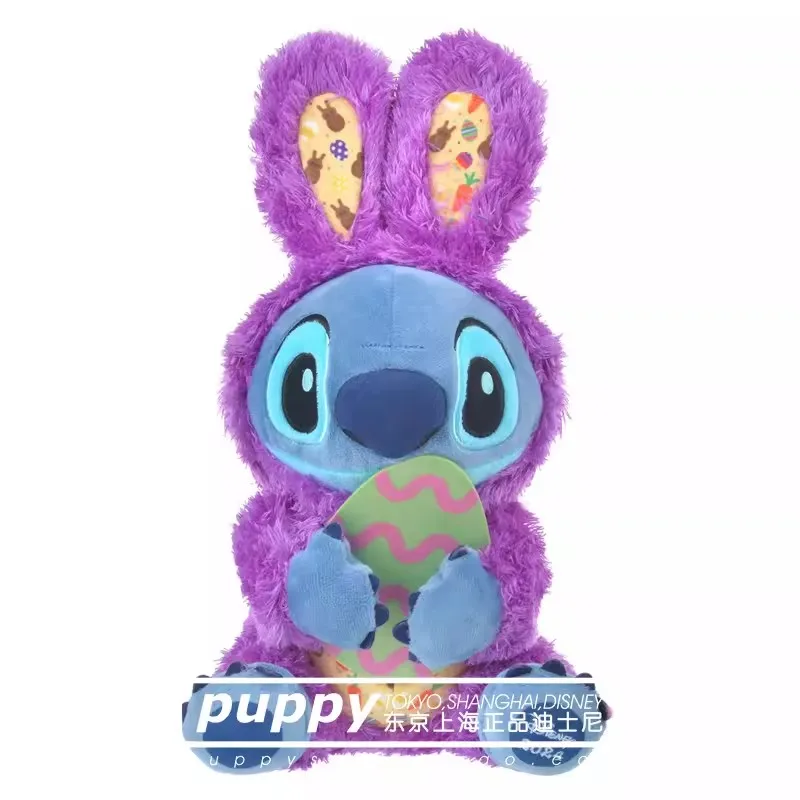 

Original 2024 Tokyo Disney Easter 2024 Stitch Angel Rabbit Plush Toys Doll