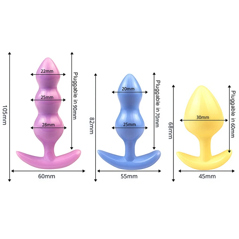 Adult Supplies Sexy Shop Soft Silicone Anal Beads Intimate Goods Women's Dildo Dilator Anus Prostate Massager Exotic Accessories view 4
