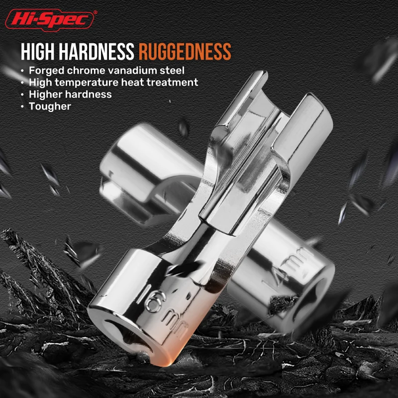 Imagem -03 - Hi-spec-fuel Line Remoção Open Socket Grupo Porca União Tubo de Óleo Manga Remoção Ferramentas Reparação Car 10 Pcs