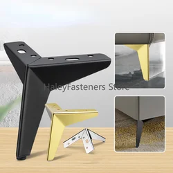 Furniture Leg High Load Wrought Iron Right-angled Sofa With Screw for Coffee Desk Cabinet